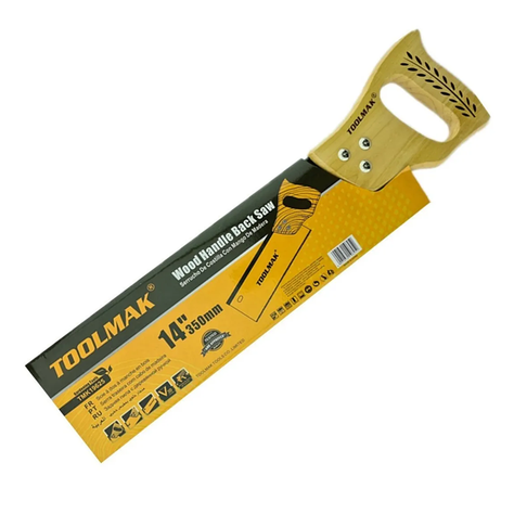 Serrucho Sierra Costilla C/ Mango Madera 350mm Tmk-1