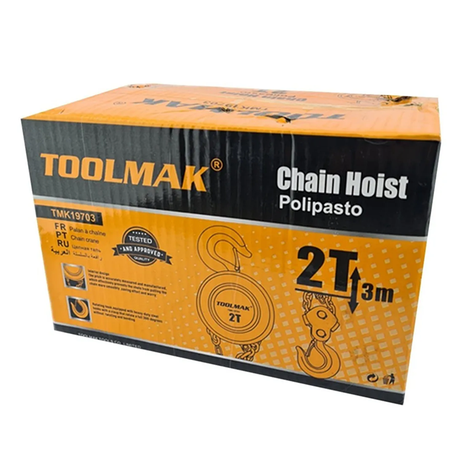 Tecle Con Cadena Manual 2 Tonelada 3 Metros Tmk-1