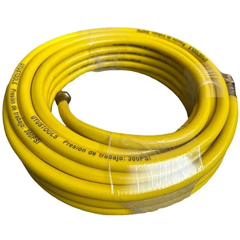 Manguera Para Compresor De Aire 1/4 10 Mts 300psi Uyustools-0