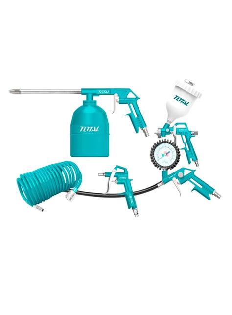 Kit Juego Herramientas Neumaticas 5 Piezas Total-0