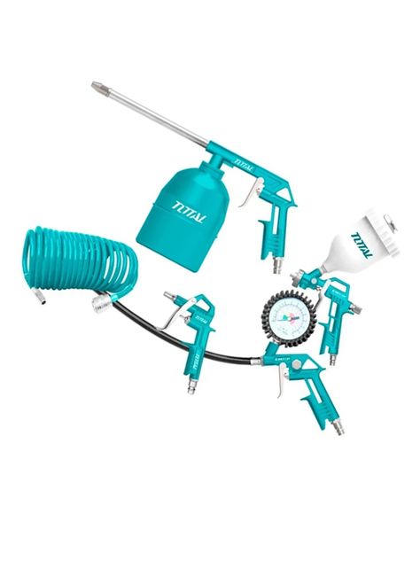 Kit Juego Herramientas Neumaticas 5 Piezas Total-1