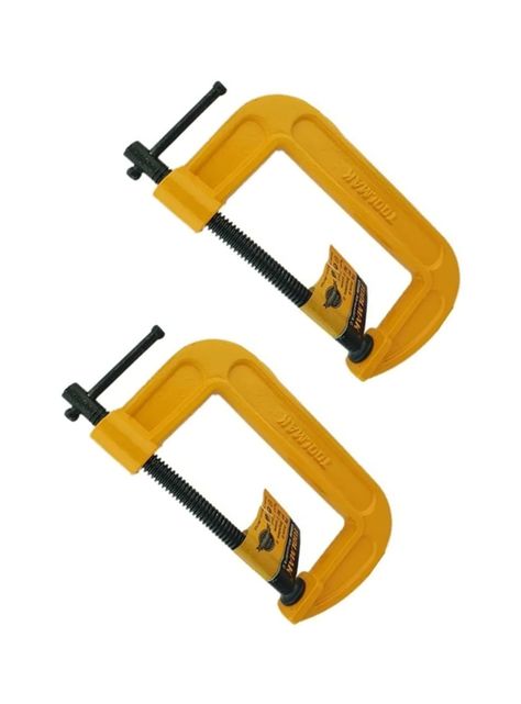 Pack 2 Prensa Tipo C 5 Pulgadas Toolmak-1