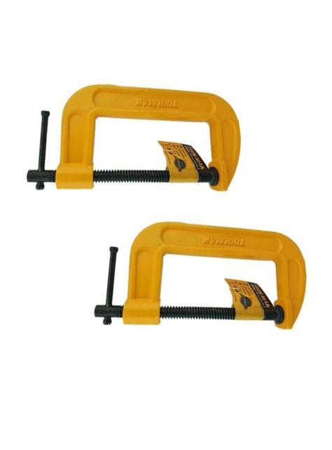Pack 2 Prensa Tipo C 5 Pulgadas Toolmak-2