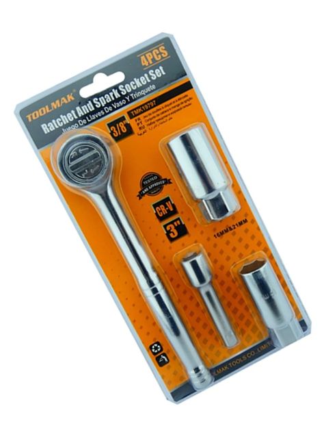 Set Juego Dados Chicharra 3/8 4 Piezas Tmk19797-1