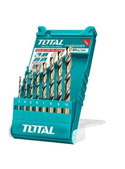 Set Juego Brocas Para Metal 8 Pcs Total Tacsd0085-0