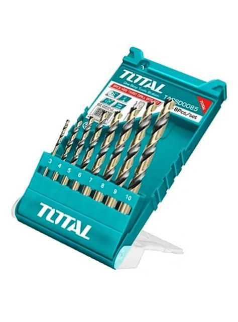 Set Juego Brocas Para Metal 8 Pcs Total Tacsd0085-1