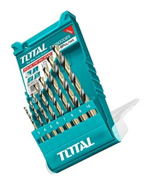 Set Juego Brocas Para Metal 8 Pcs Total Tacsd0085-2