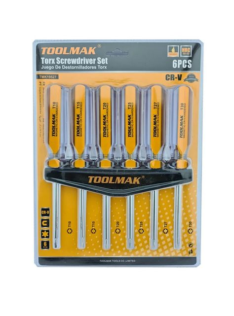 Destornilladores Torx Estrella 6 Piezas Tmk19527-0