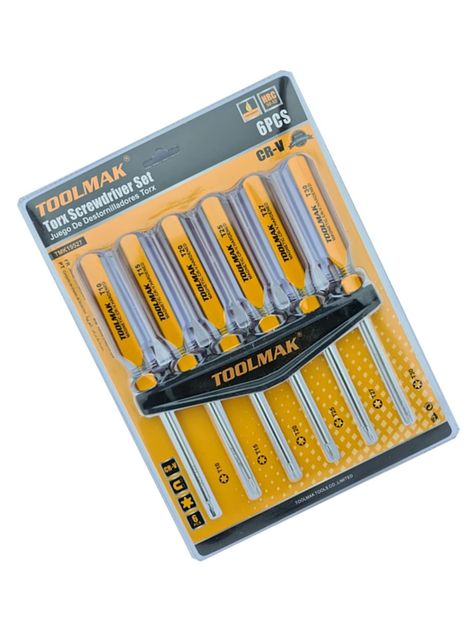 Destornilladores Torx Estrella 6 Piezas Tmk19527-1