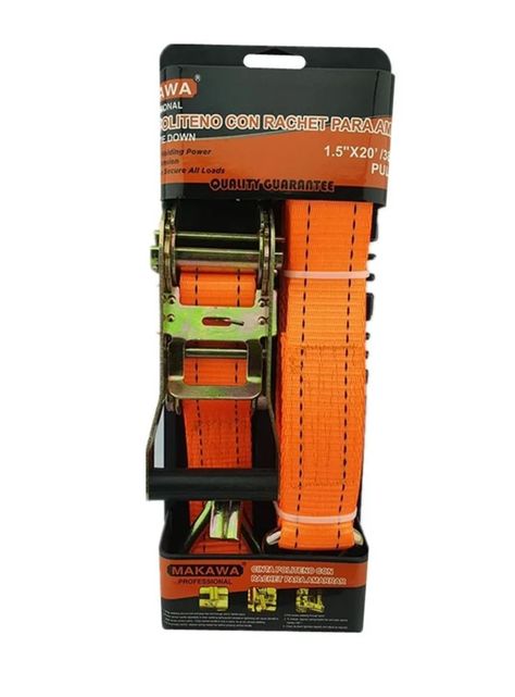 Eslinga Cinta Amarre Ratchet 1,5 Pulg X 20 Ft Mk-0