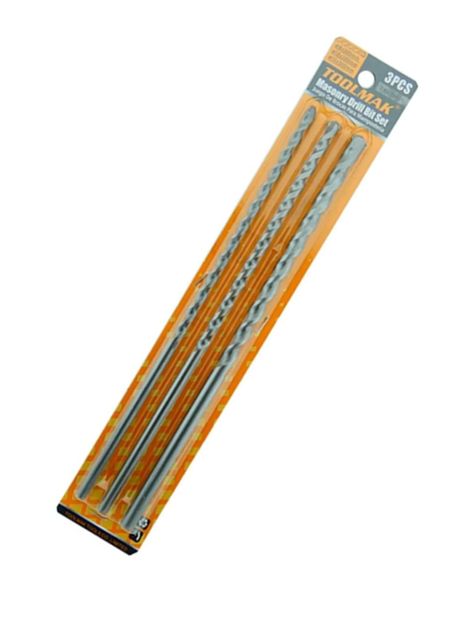 Kit Set De Brocas Para Concreto 3 Piezas Tmk19911-1