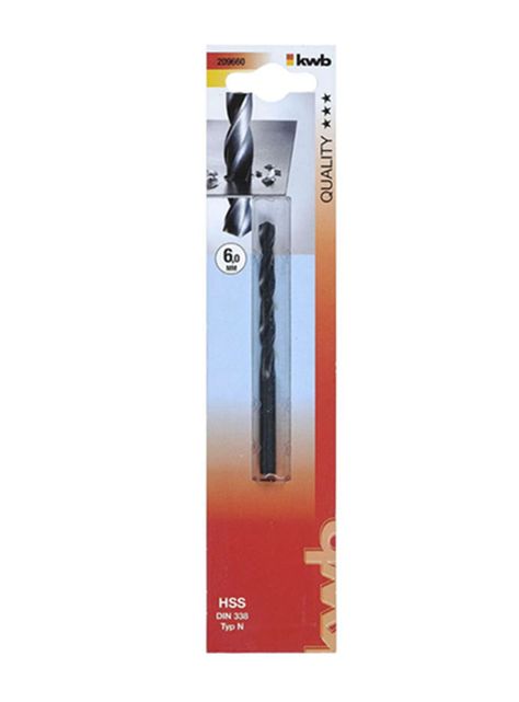 Broca Para Metal 6.0mm Hss Kwb 209660-1