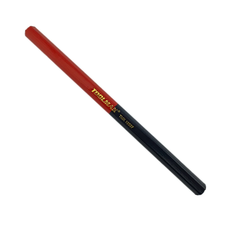 Lápiz Carpintero Madera Albañil 12 Pcs Bicolor Tmk-1