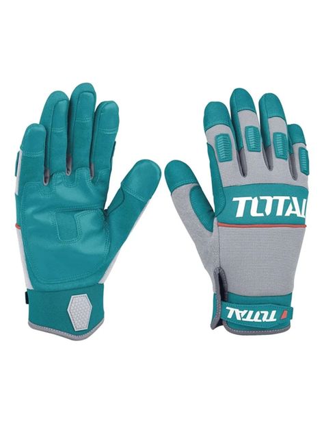 Guantes P/ Trabajo Mecánico Talle Xl Total Tsp1806-0
