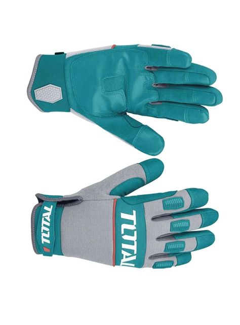 Guantes P/ Trabajo Mecánico Talle Xl Total Tsp1806-2