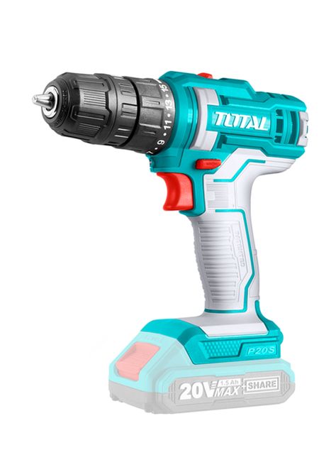 Taladro Atornillador 20v 10mm Bat+ Cargador Total Tdli20051-2