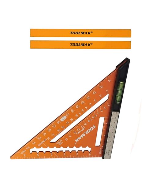 Escuadra De Carpintero Rápida Multifunción 5 Pcs Toolmak-2