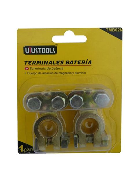 Terminales Bornes Bateria Auto 12v 6e + / - Tmb02n-0