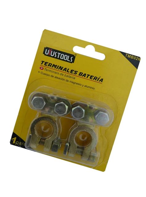 Terminales Bornes Bateria Auto 12v 6e + / - Tmb02n-2