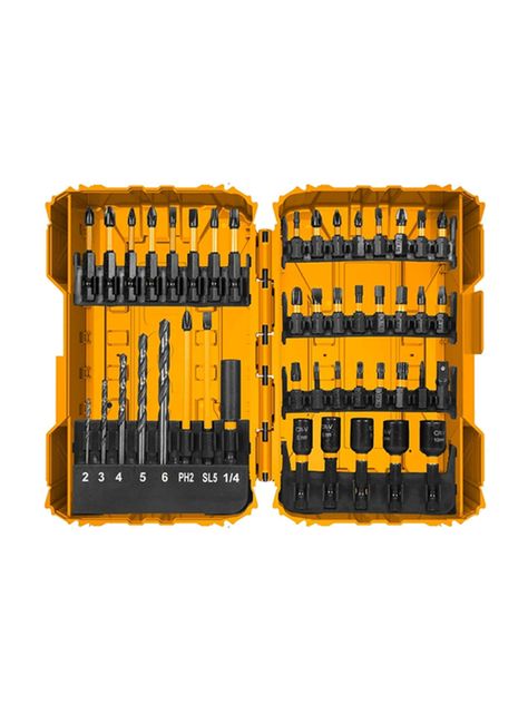 Juego Set De Puntas De Impacto 45 Piezas Ingco Akdl24502-0