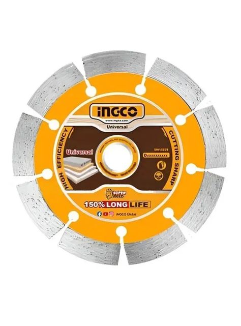 Disco Diamantado Segmentado 7 180mm Ingco Dmd0118013-0