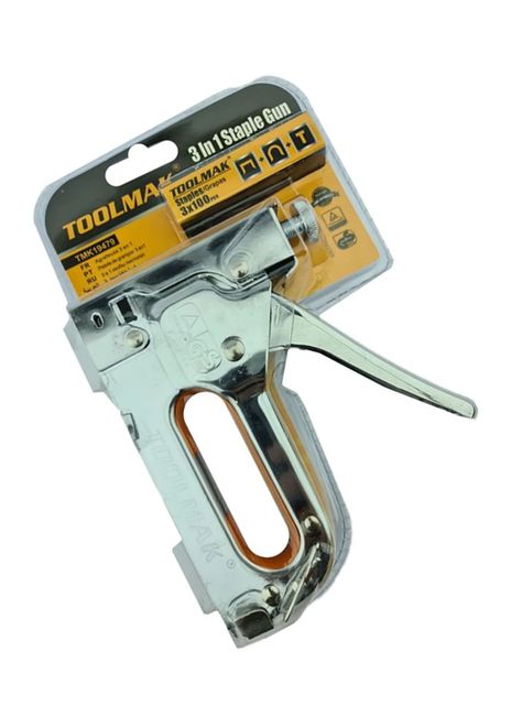 Grapadora Manual De Metal 3 En 1 Toolmak Tmk19479-1
