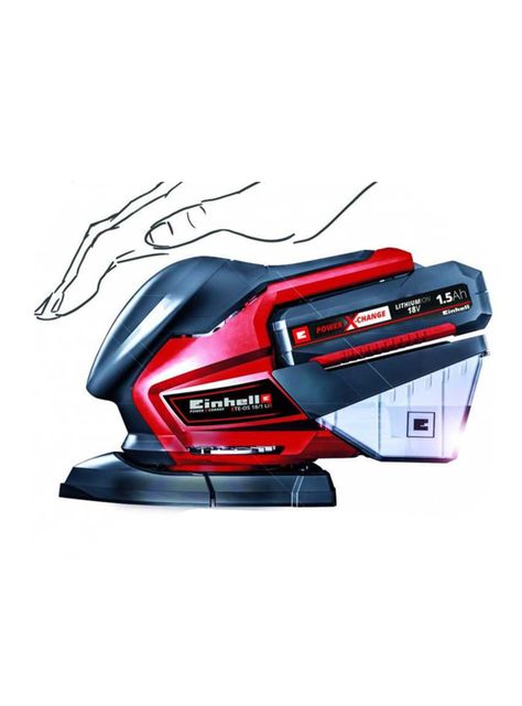 Lijadora Múltiple 18v Bateria + Cargador Einhell-2