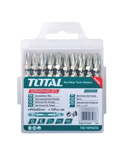 Puntas Phillips Ph2 Doble 10 Pcs Total Tac16ph233-0