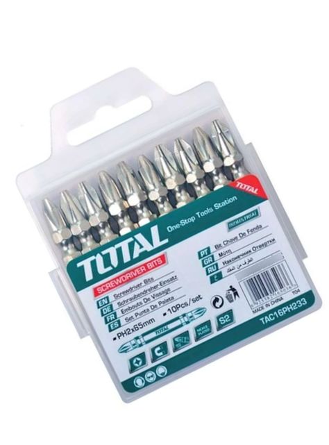 Puntas Phillips Ph2 Doble 10 Pcs Total Tac16ph233-1