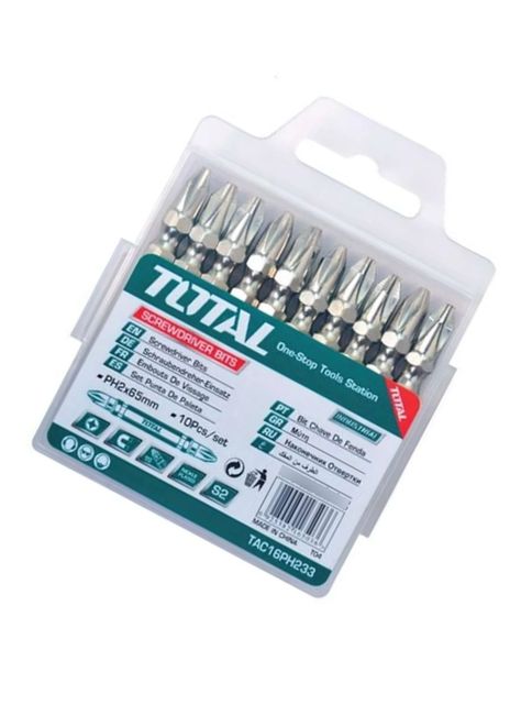 Puntas Phillips Ph2 Doble 10 Pcs Total Tac16ph233-2