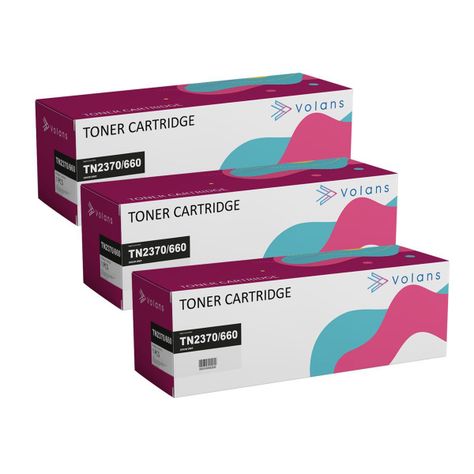 Pack 3 Toner Alternativo Tn-2370 / Tn2370 / TN660-0