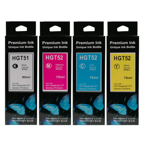 Pack Tintas Alternativa Premium Ink Gt51 Gt52 315 5820-0