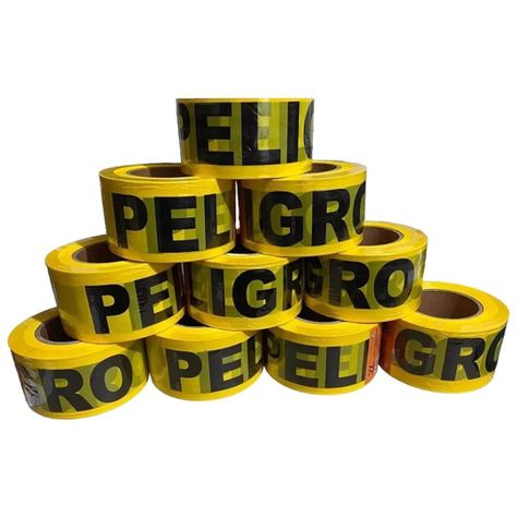 Cinta Peligro Amarilla 75mm X 305 Mts -0