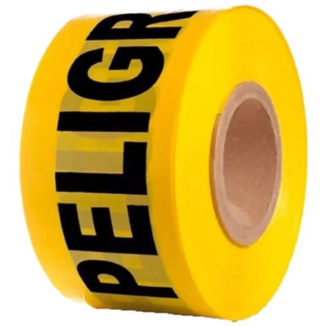 Cinta Peligro Amarilla 75mm X 305 Mts -1