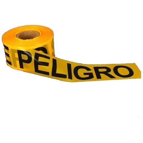 Cinta Peligro Amarilla 75mm X 305 Mts -2