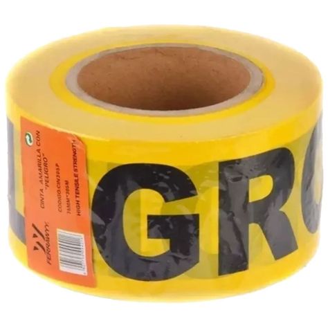 Cinta Peligro Amarilla 75mm X 305 Mts -3