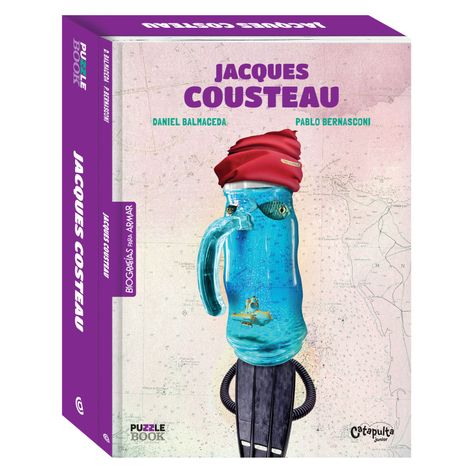 LIBRO Jacques Cousteau-Biografias Para Armar-0