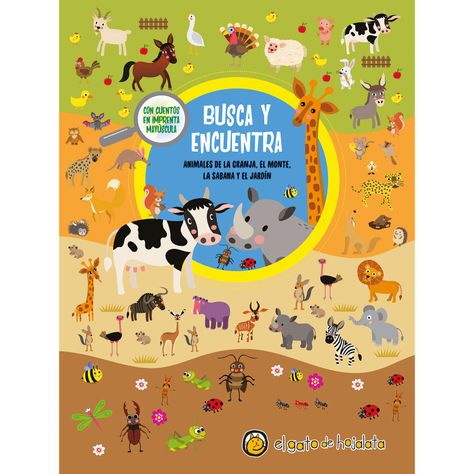 Libro Busca Y Encuentra-Animales De La Granja,-0