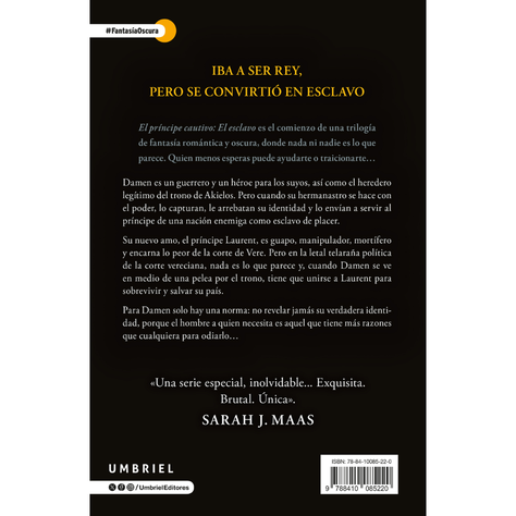 Libro Príncipe Cautivo: El Esclavo, El-1