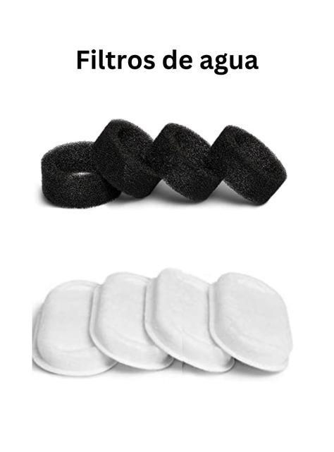 Bebedero Gato Inox Llave Silenciosa Sensor 4 Filtros-6