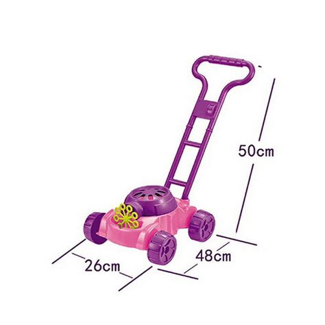 CARRITO LANZA BURBUJAS - CORTADORA DE CESPED - ROSADO - EVER GROUP-1