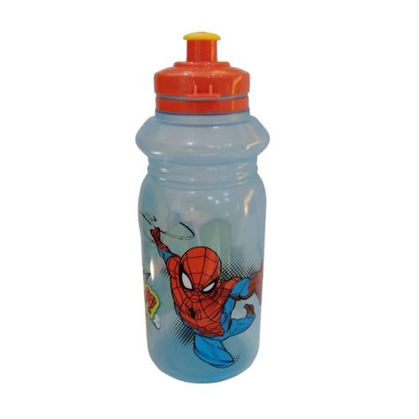 SPIDER MAN - MARVEL - BOTELLA BASICA CON TAPA  - TITANIO-0