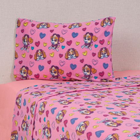 PAW PATROL - NIÑA SKYE - JUEGO DE SABANAS POLAR - 820603 - 1.5 PLAZA - WINDSOR-0