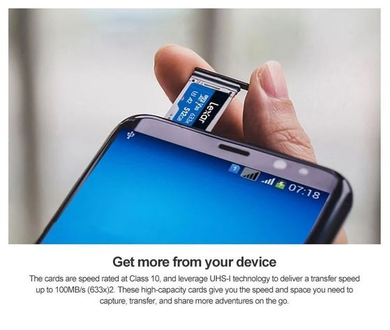 TARJETA MICRO SD LEXAR 512 GB BLUE SERIES-4