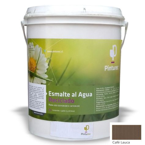 Esmalte al Agua Pinturec Satinado Cafe Lauca 1G-0