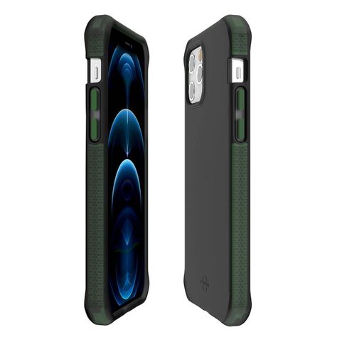 Carcasa Itskins Para iPhone 12 pro Max gris protección caídas extremas -3