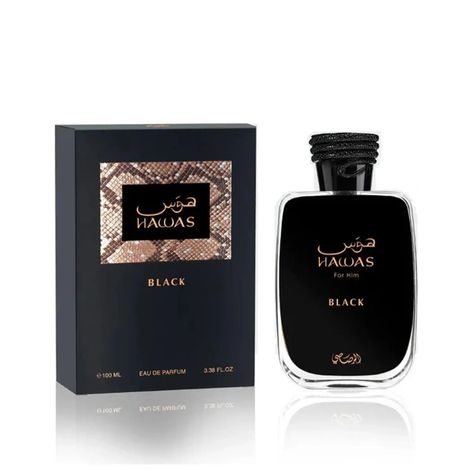 Hawas Black 100 Ml Edp Rasasi  -0