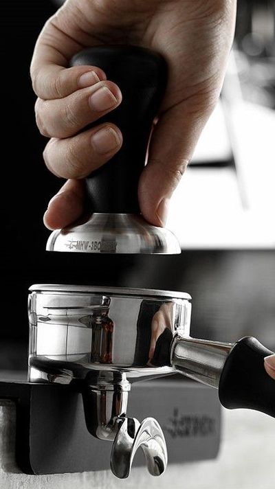 Tamper De Café 51 Mm - Acero Inoxidable Y Mango Negro-2