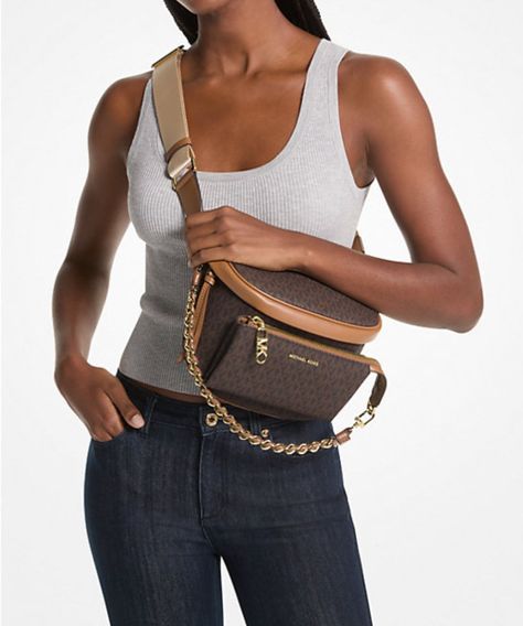 Banano Michael Kors Slater Signature CAfe-0