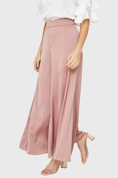 Maxi Palazzo Tipo Satín Rosado Nicopoly-2